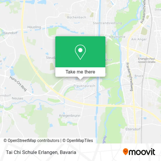 Tai Chi Schule Erlangen map