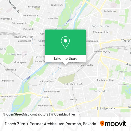 Dasch Zürn + Partner Architekten Partmbb map