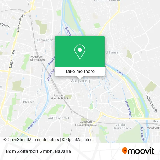 Bdm Zeitarbeit Gmbh map