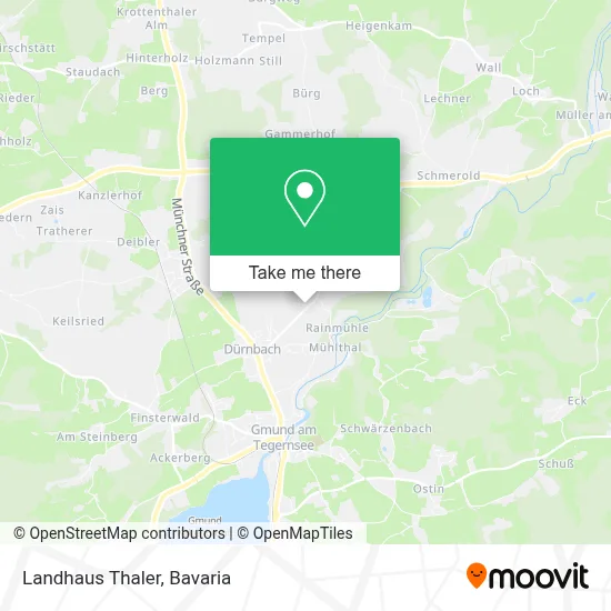 Landhaus Thaler map