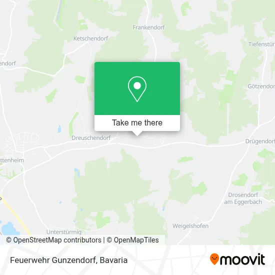 Feuerwehr Gunzendorf map