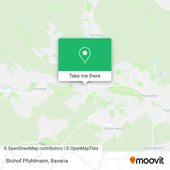 Biohof Pfuhlmann map