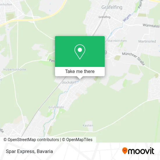 Spar Express map