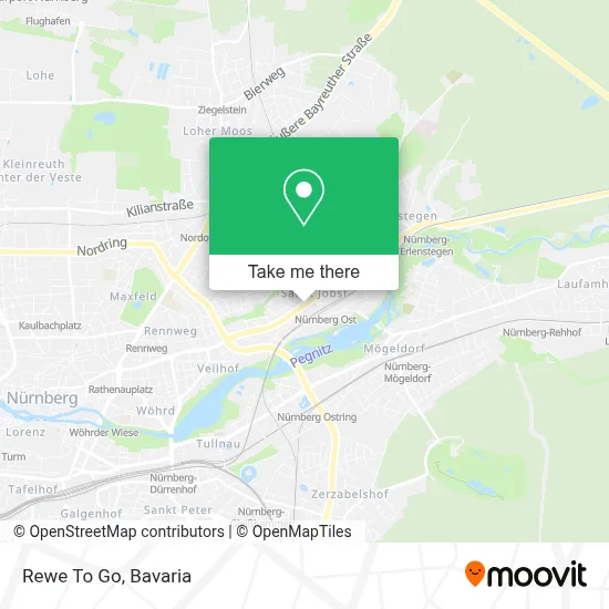 Rewe To Go map
