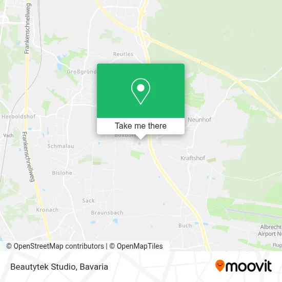 Beautytek Studio map