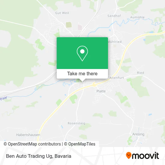 Ben Auto Trading Ug map
