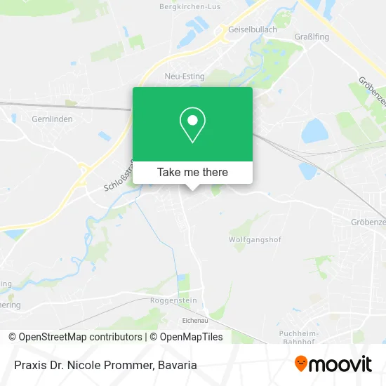 Praxis Dr. Nicole Prommer map