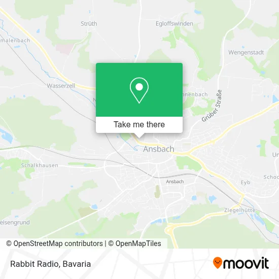 Rabbit Radio map