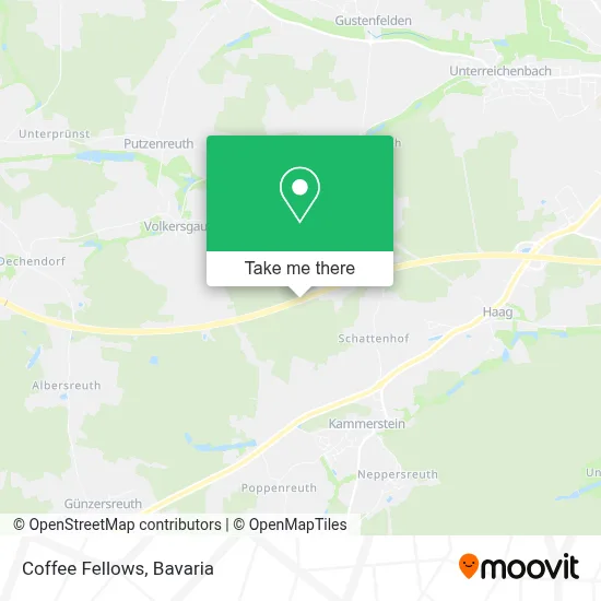Coffee Fellows map