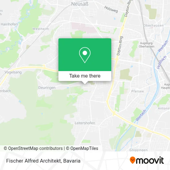 Fischer Alfred Architekt map