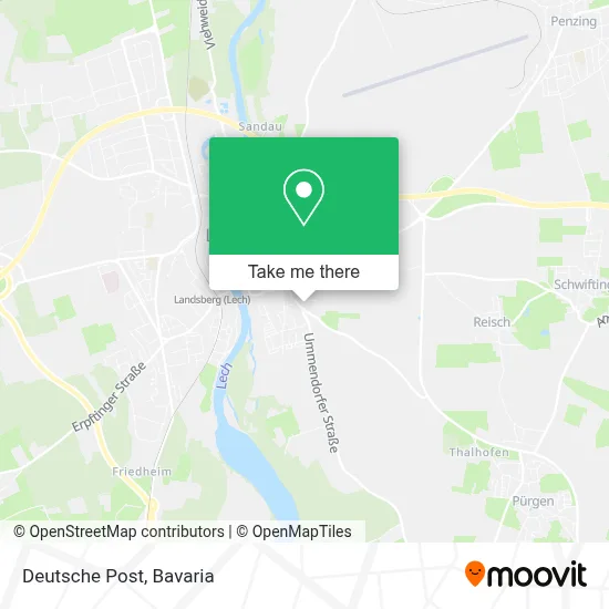 Deutsche Post map