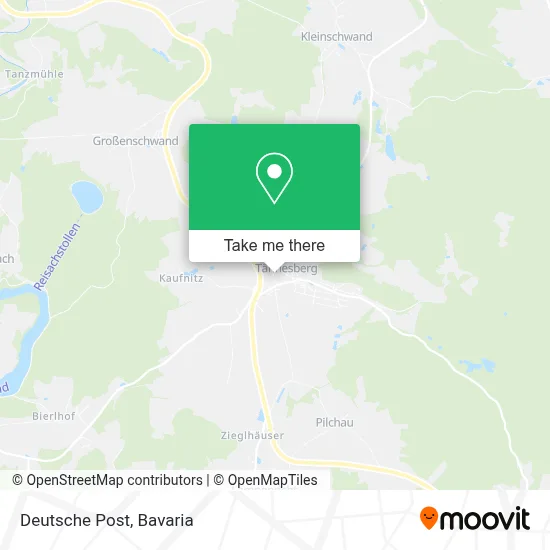 Deutsche Post map