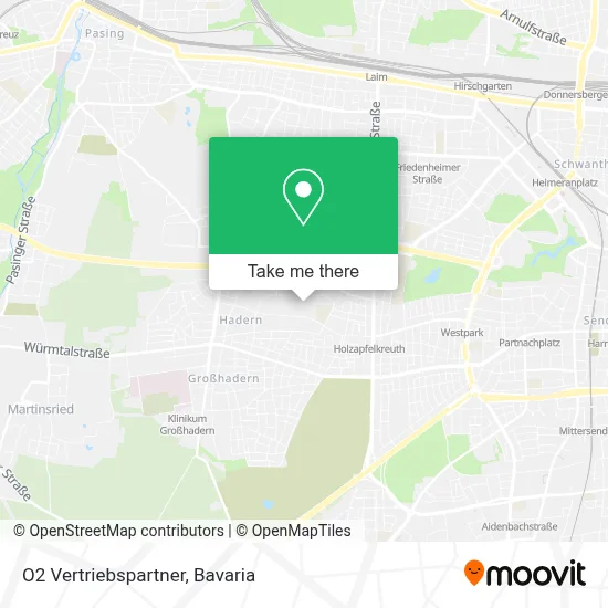 O2 Vertriebspartner map