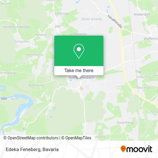 Edeka Feneberg map