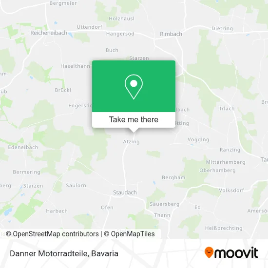 Danner Motorradteile map