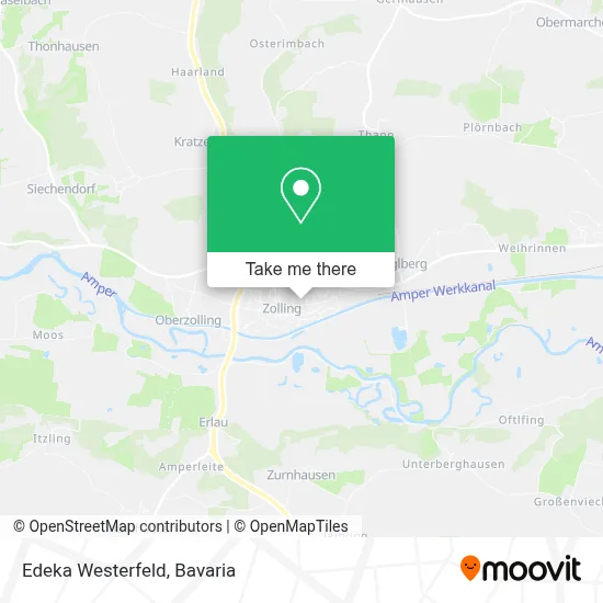 Edeka Westerfeld map