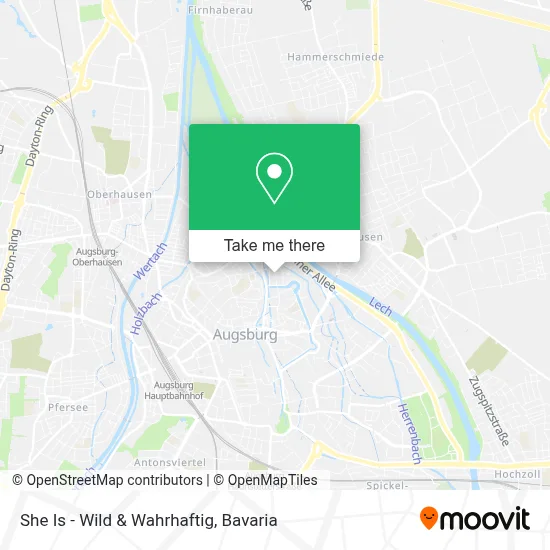 She Is - Wild & Wahrhaftig map