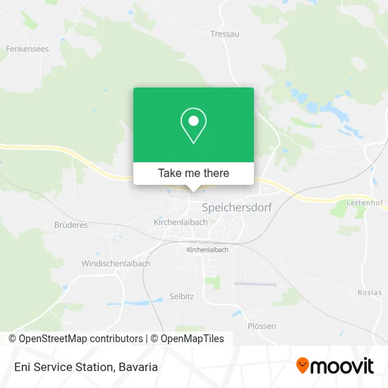 Eni Service Station map