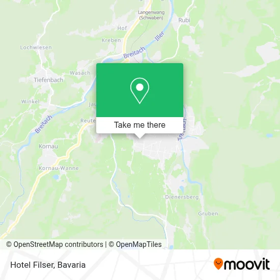 Hotel Filser map