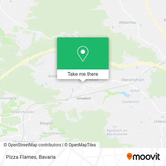 Pizza Flames map
