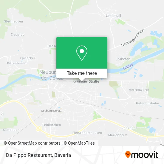 Restaurant Da Pippo map