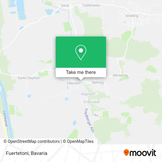 Fuertetoni map