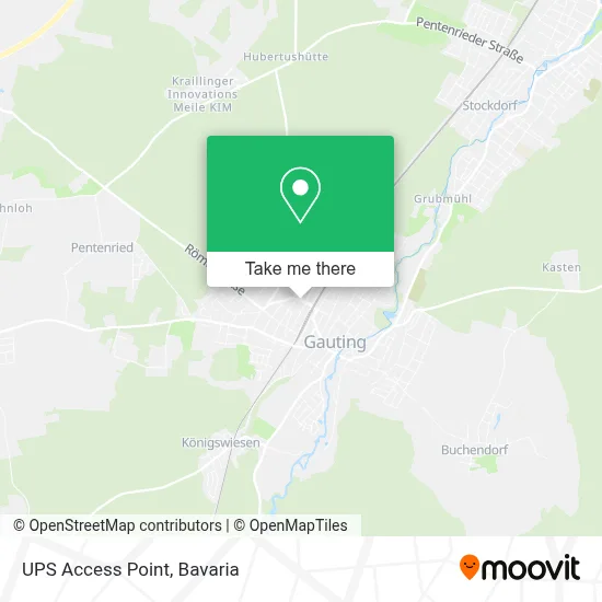 Ups Access Point map