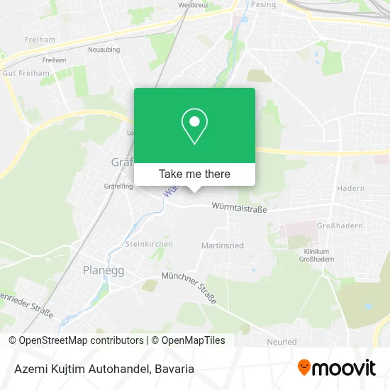 Azemi Kujtim Autohandel map