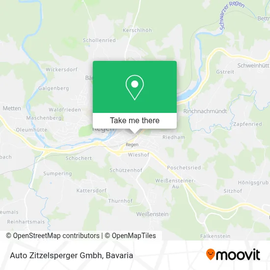 Auto Zitzelsperger Gmbh map