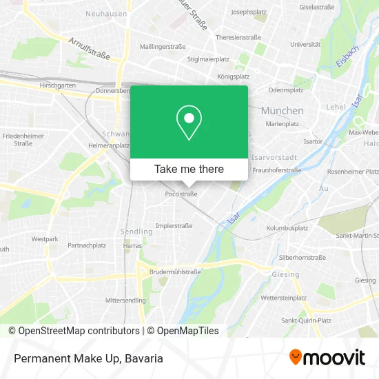 Permanent Make Up map