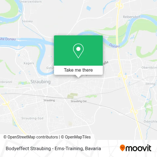 Bodyeffect Straubing - Ems-Training map