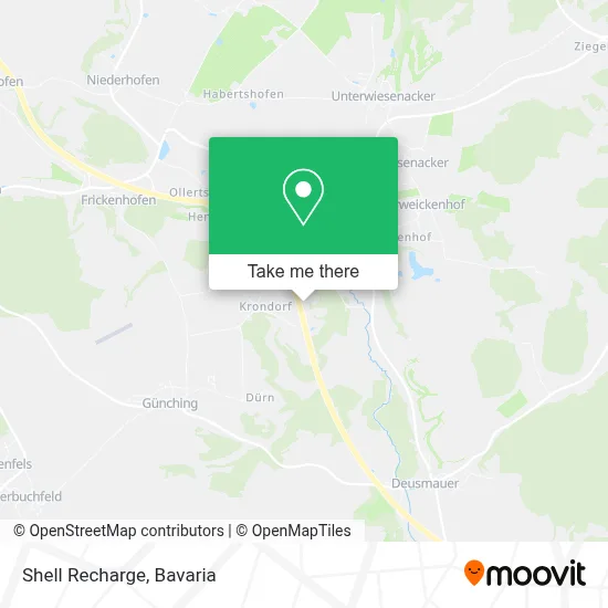 Shell Recharge map