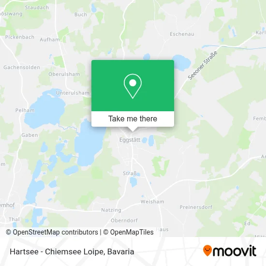 Hartsee - Chiemsee Loipe map