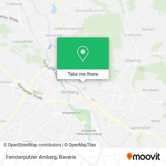Fensterputzer Amberg map