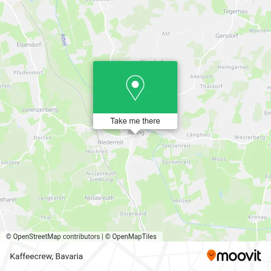 Kaffeecrew map