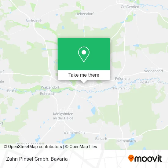 Zahn Pinsel Gmbh map