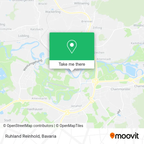 Ruhland Reinhold map