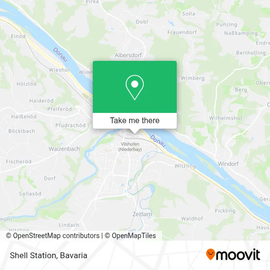 Shell Station map