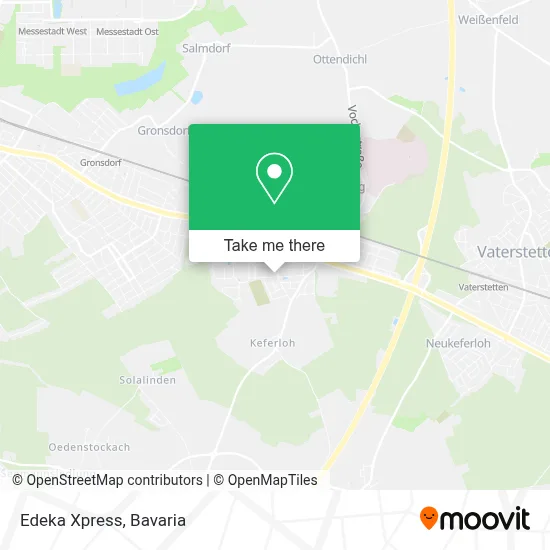 Edeka Xpress map