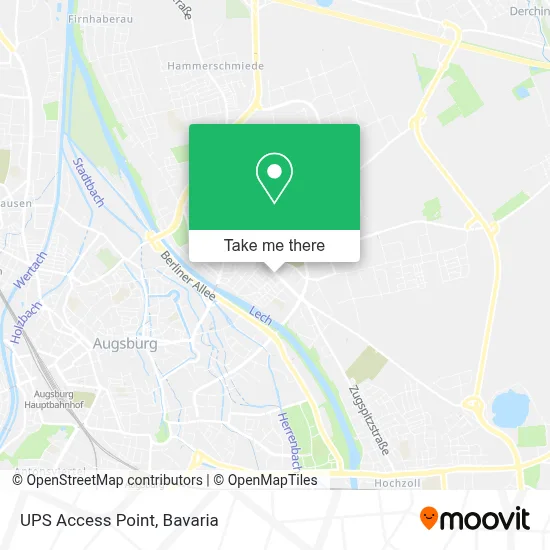 Ups Access Point map