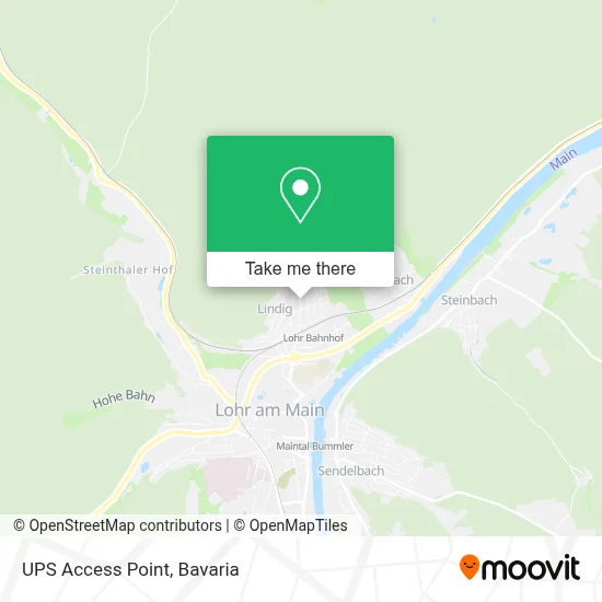 Ups Access Point map