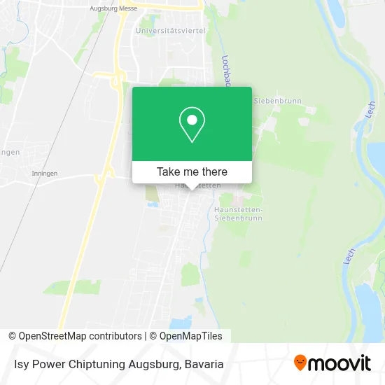 Isy Power Chiptuning Augsburg map