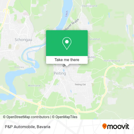 P&P Automobile map