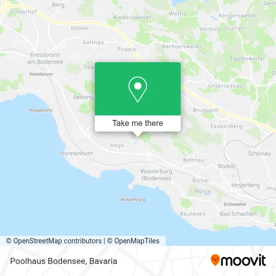Poolhaus Bodensee map