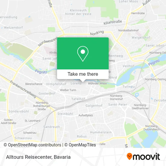 Alltours Reisecenter map