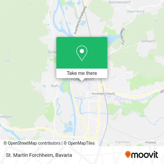 St. Martin Forchheim map
