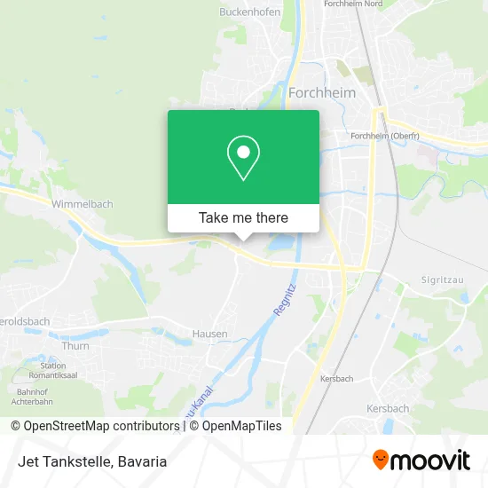 Jet Tankstelle map