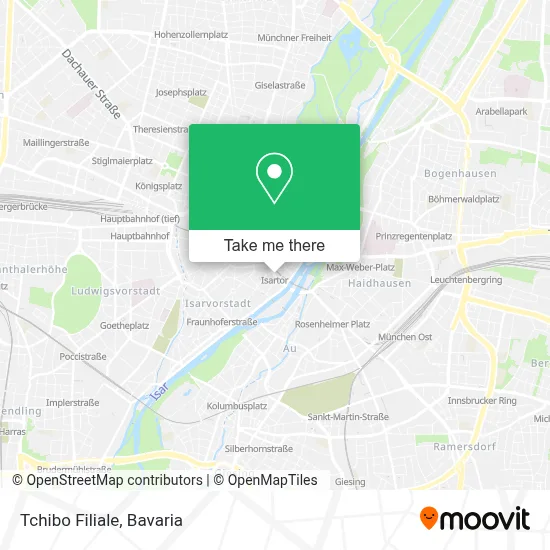 Tchibo Filiale map