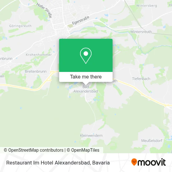 Restaurant Im Hotel Alexandersbad map