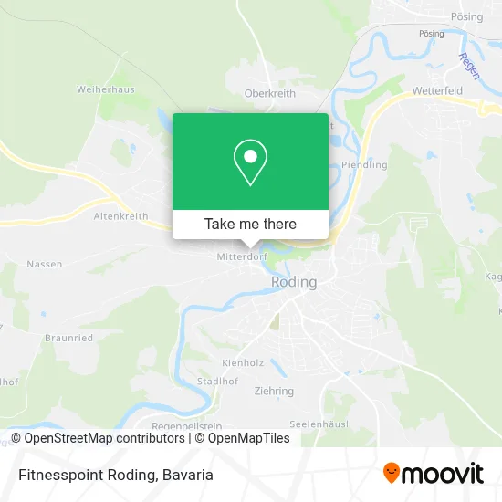 Fitnesspoint Roding map
